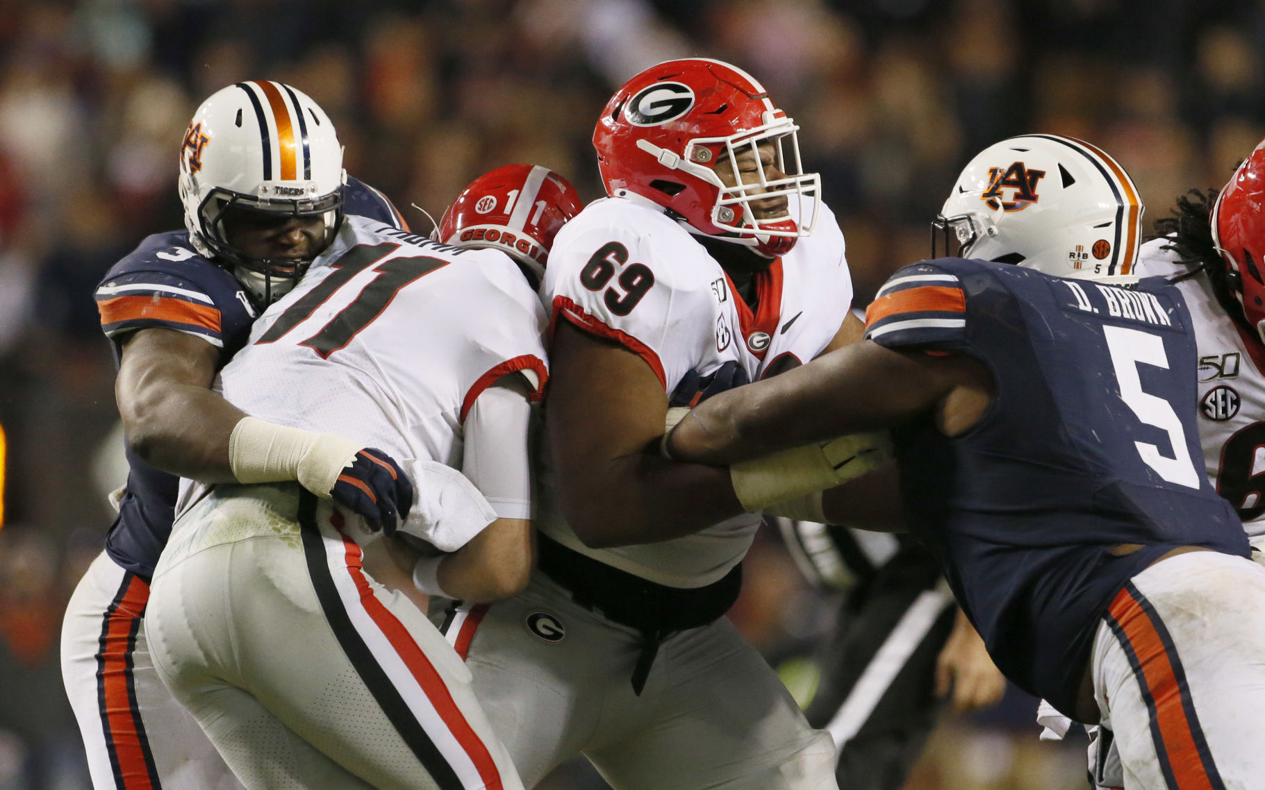 NCAA Football: Georgia at Auburn